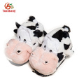 Drôle Animal Pantoufles Personnalisé Tortue de mer / Ane / Anime / Emoji / Crevette / Requin / Vache / Licorne / Chèvre / Hamburger / Spider Pantoufle en peluche pour les enfants